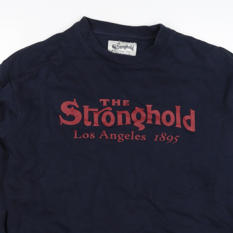 Stronghold Men's Navy M Graphic Print Los Angeles Pullover Sweatshirt