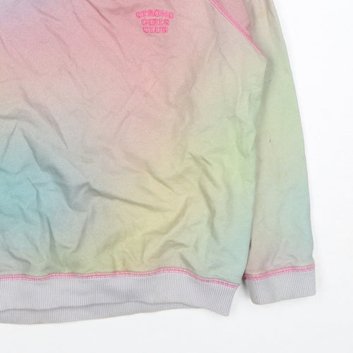 Strong Girls Club Girls Multicoloured 7-8 Years Pullover Sweatshirt