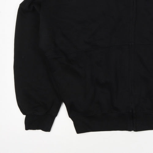 StyledUp Women’s Black S/M Full Zip Pocket Sweatshirt Jacket