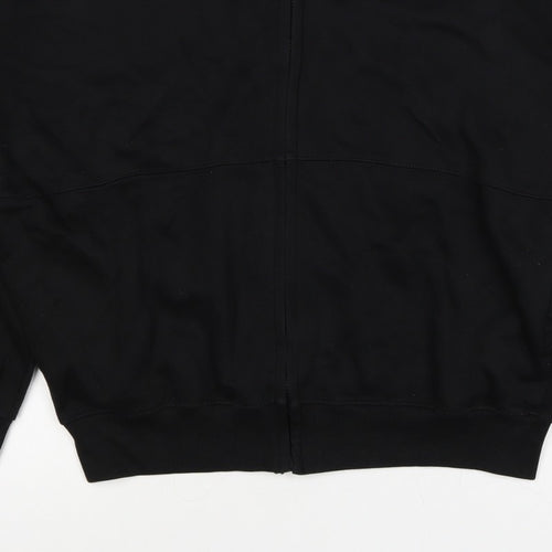 StyledUp Women’s Black S/M Full Zip Pocket Sweatshirt Jacket