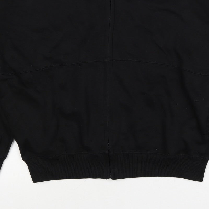 StyledUp Women’s Black S/M Full Zip Pocket Sweatshirt Jacket