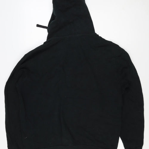 Gap Men’s Black L Full Zip Hooded Cotton Fleece Hoodie