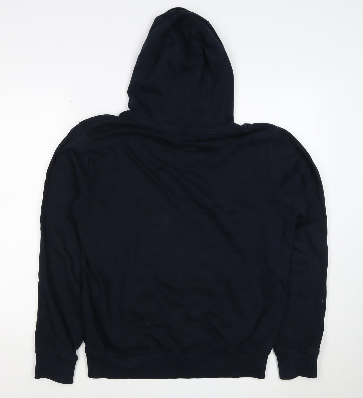 Ben Sherman Men’s Blue M Pullover Hoodie Logo Cotton Drawstring