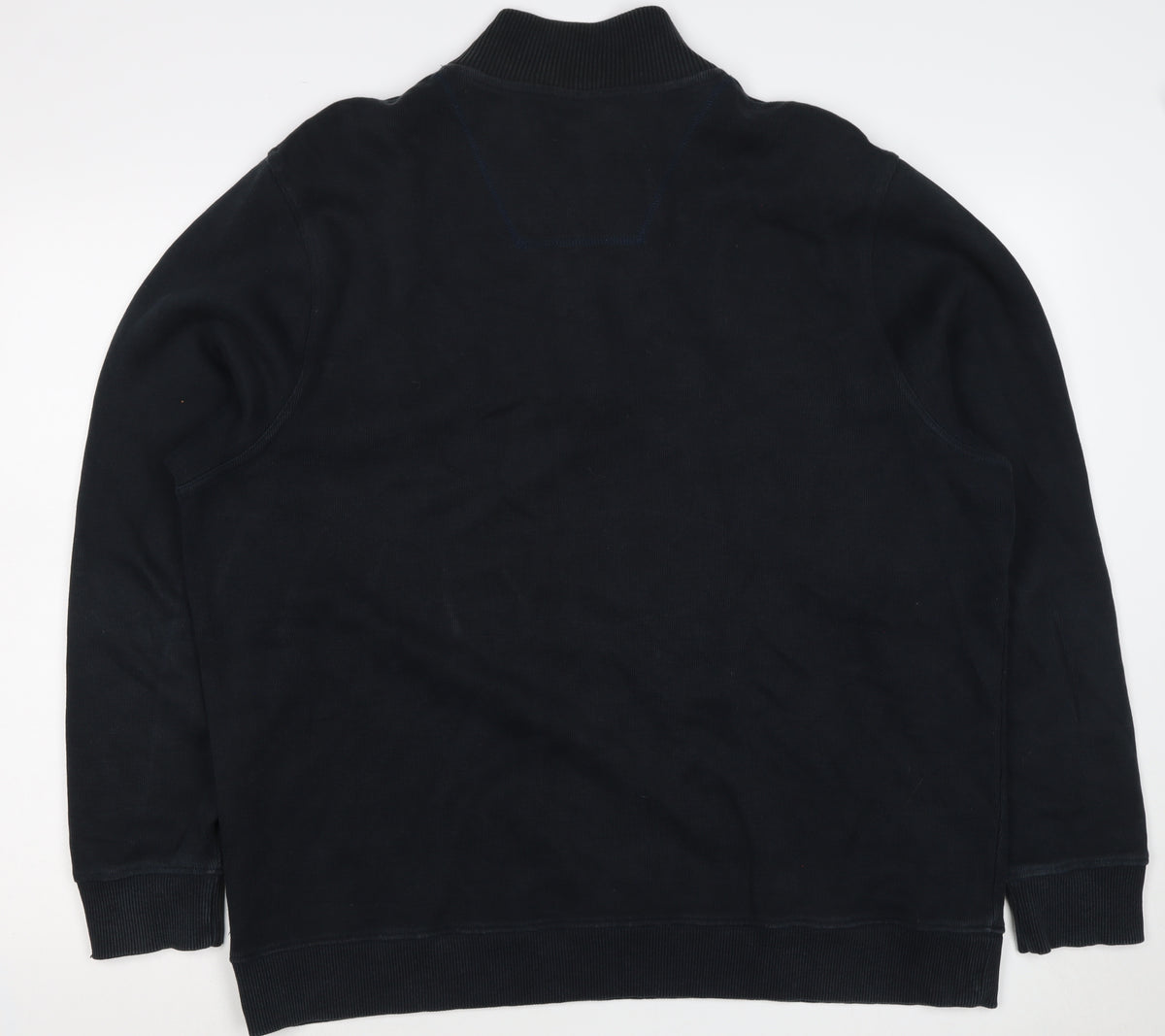 Maine New England Men’s Black XL Quarter Zip Cotton Sweatshirt