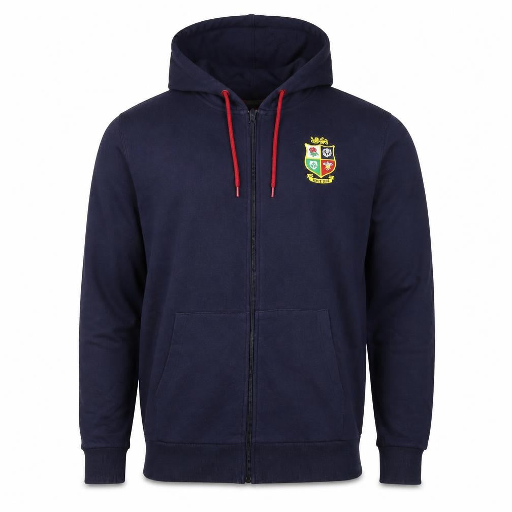 British & Irish Lions Men’s Blue XL Full Zip Rugby Hoodie
