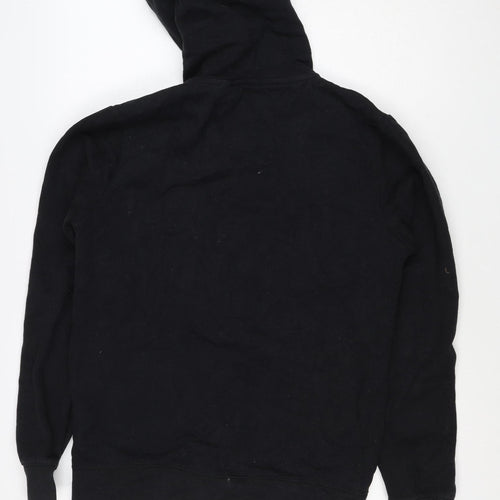 Petrol Men Black M Full Zip Hooded Logo Sweatshirt Graphic Print