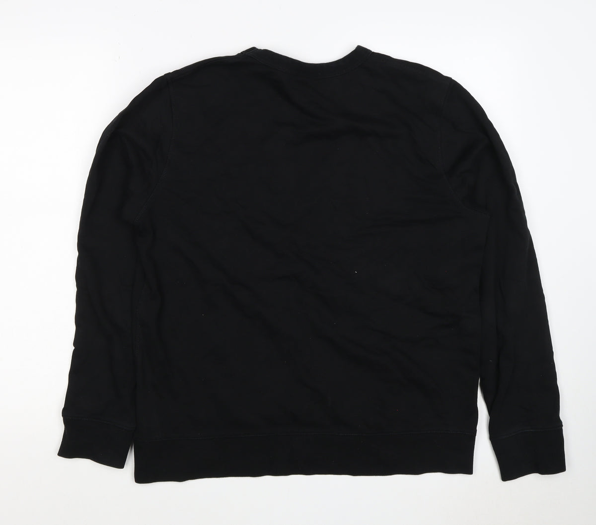 H&M Men’s Black M Regular Fit Crew Neck Pullover Sweatshirt