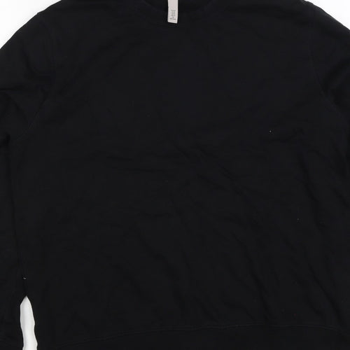 H&M Men’s Black M Regular Fit Crew Neck Pullover Sweatshirt