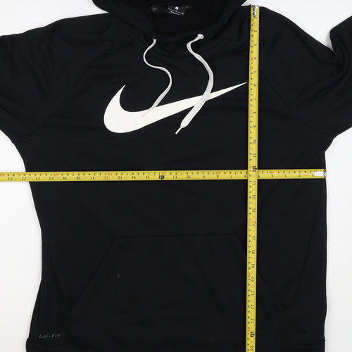 Nike Men's Black L Dri-FIT Swoosh Pullover Hoodie Sports