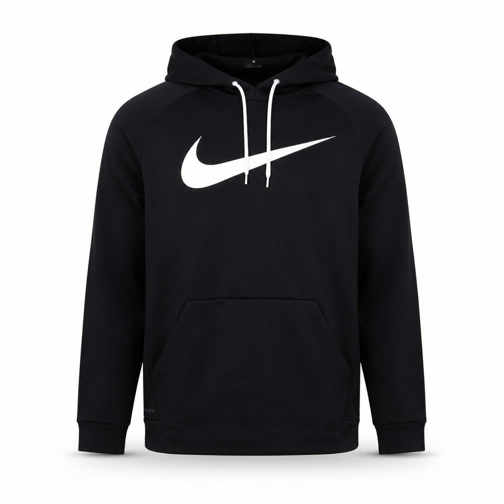 Nike Men's Black L Dri-FIT Swoosh Pullover Hoodie Sports