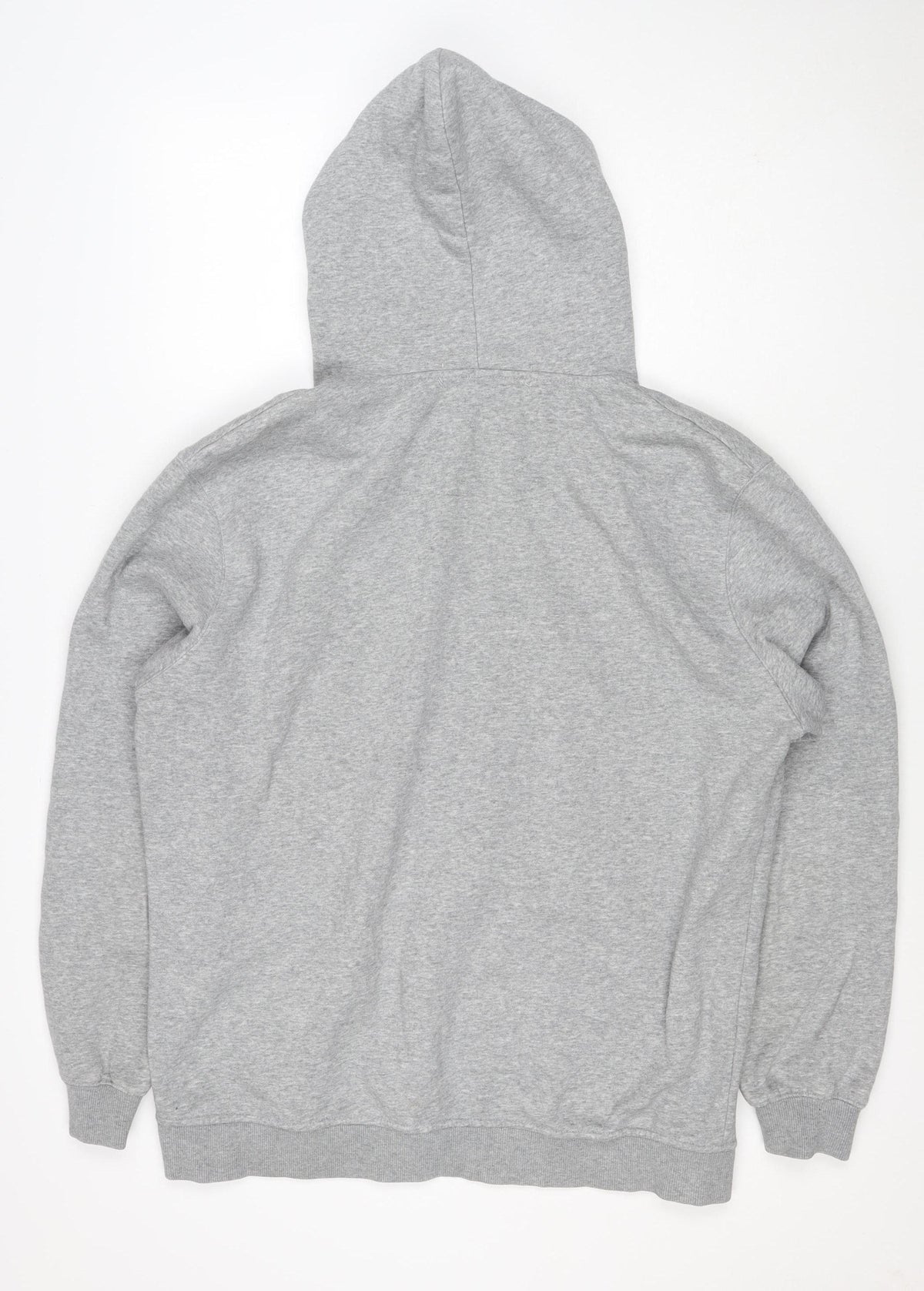 Comme des Garçons PLAY Women Grey 3XL Pullover Hoodie Heart Embroidered