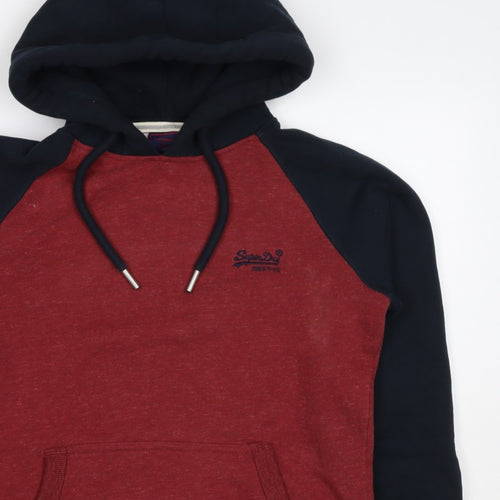 Superdry Men’s Multicoloured S Pullover Hoodie Logo Fleece