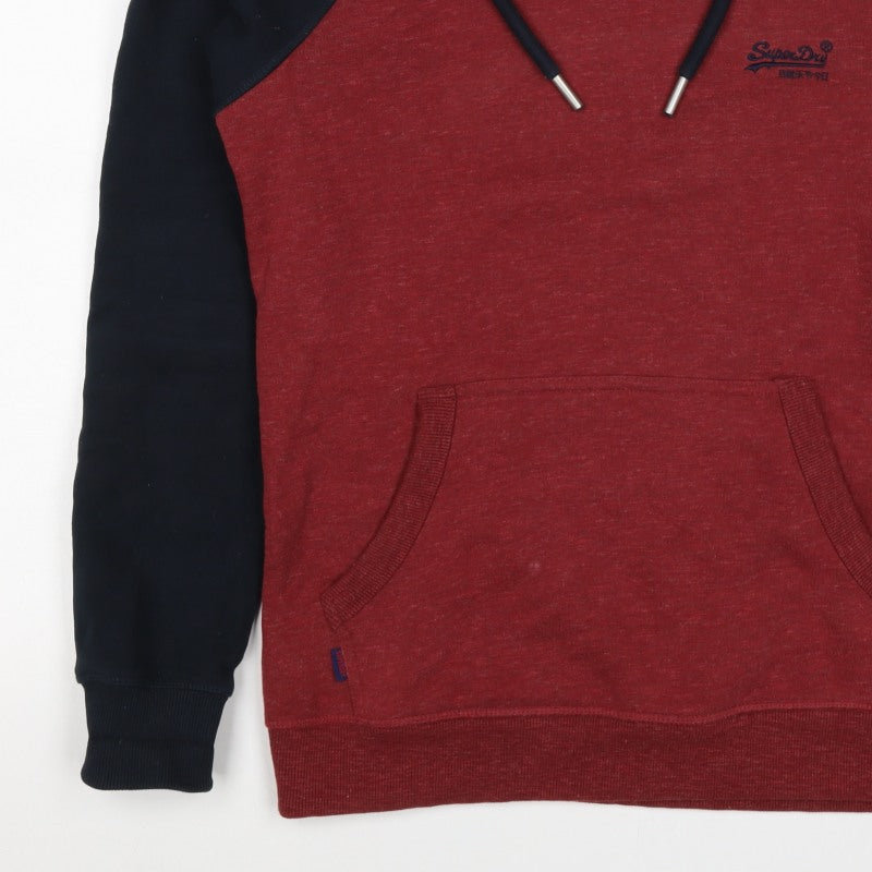 Superdry Men’s Multicoloured S Pullover Hoodie Logo Fleece