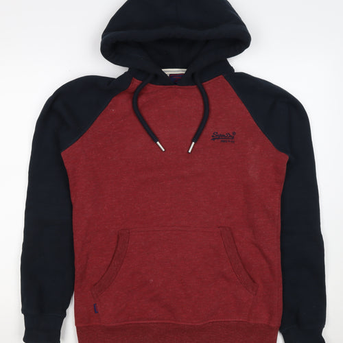 Superdry Men’s Multicoloured S Pullover Hoodie Logo Fleece