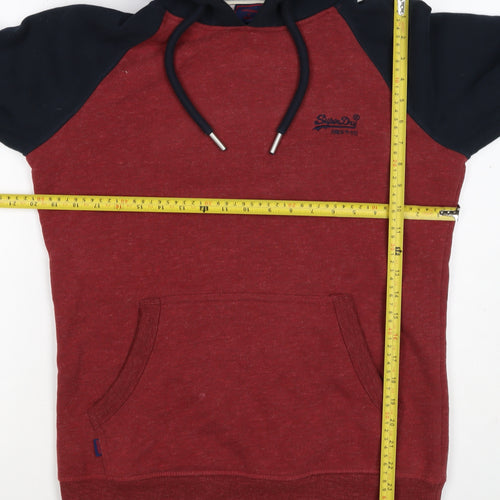 Superdry Men’s Multicoloured S Pullover Hoodie Logo Fleece