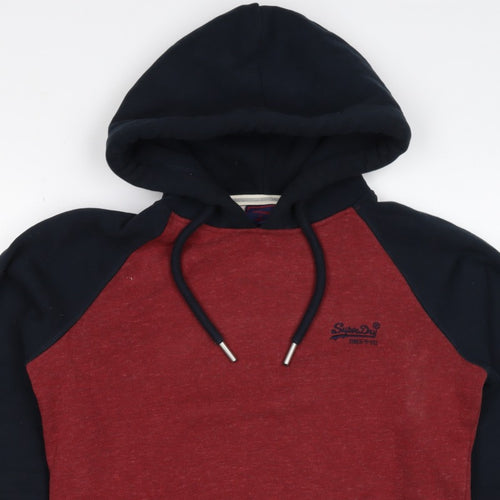 Superdry Men’s Multicoloured S Pullover Hoodie Logo Fleece