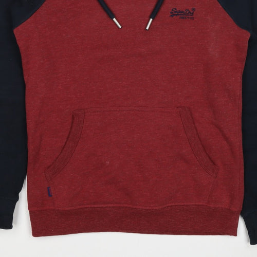 Superdry Men’s Multicoloured S Pullover Hoodie Logo Fleece