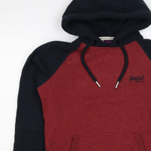 Superdry Men’s Multicoloured S Pullover Hoodie Logo Fleece
