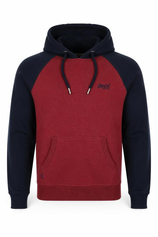 Superdry Men’s Multicoloured S Pullover Hoodie Logo Fleece