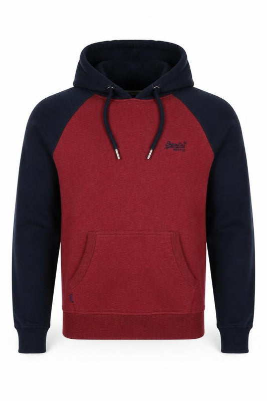 Superdry Men’s Multicoloured S Pullover Hoodie Logo Fleece