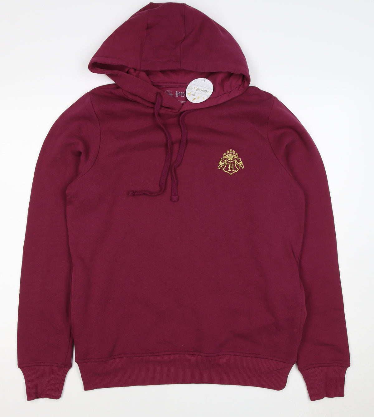 Harry Potter Unisex Adults Red M Pullover Hogwarts Hoodie