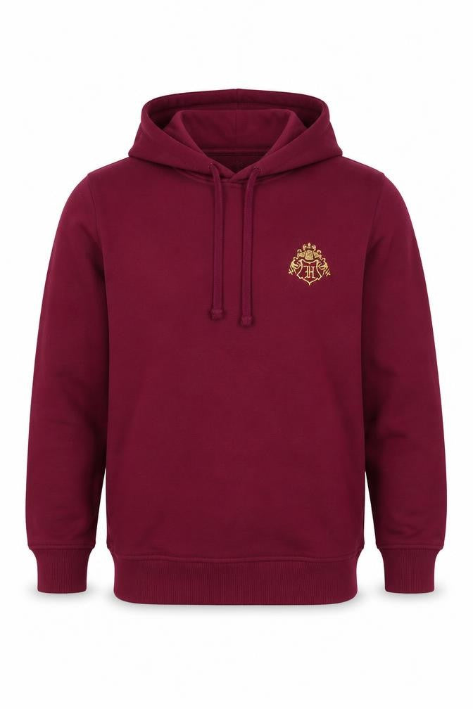 Harry Potter Unisex Adults Red M Pullover Hogwarts Hoodie