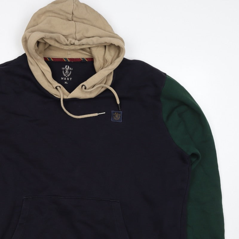 Next Men’s Multicoloured XL Pullover Hoodie College Logo