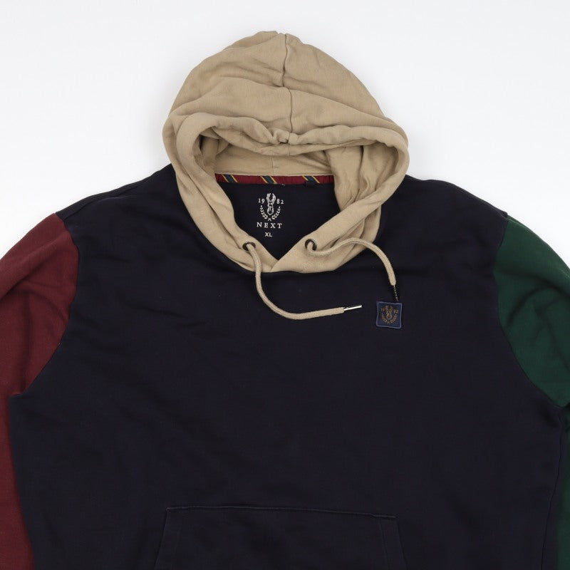 Next Men’s Multicoloured XL Pullover Hoodie College Logo