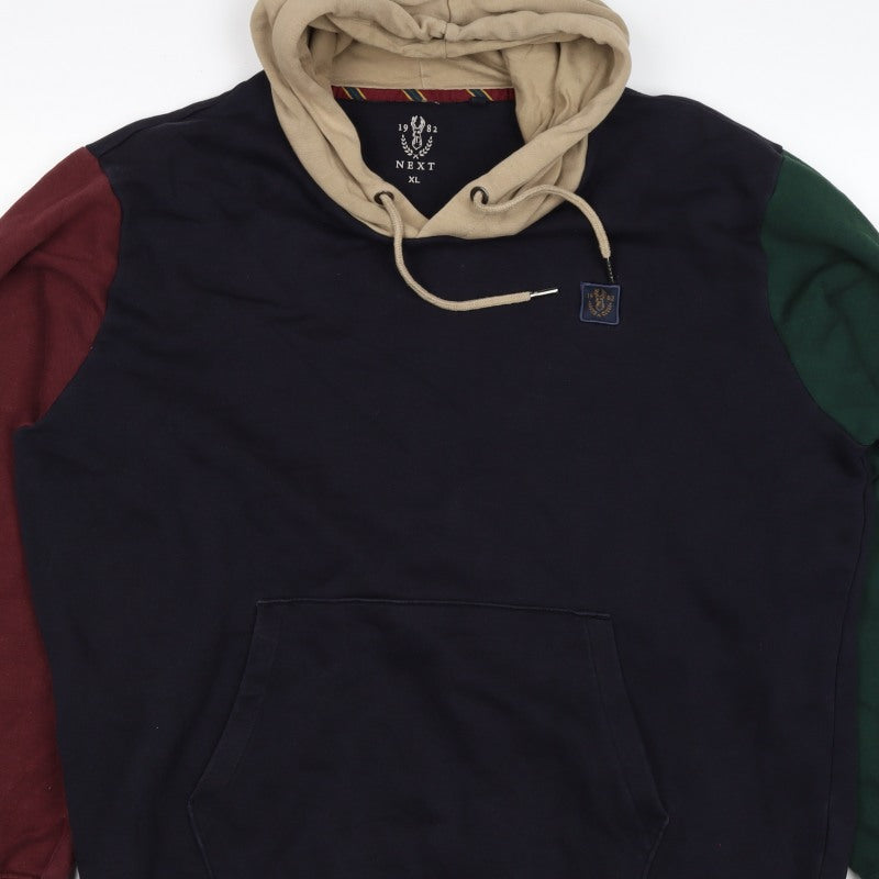 Next Men’s Multicoloured XL Pullover Hoodie College Logo