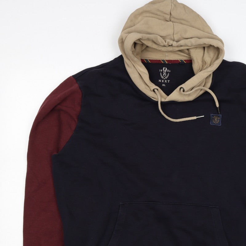 Next Men’s Multicoloured XL Pullover Hoodie College Logo