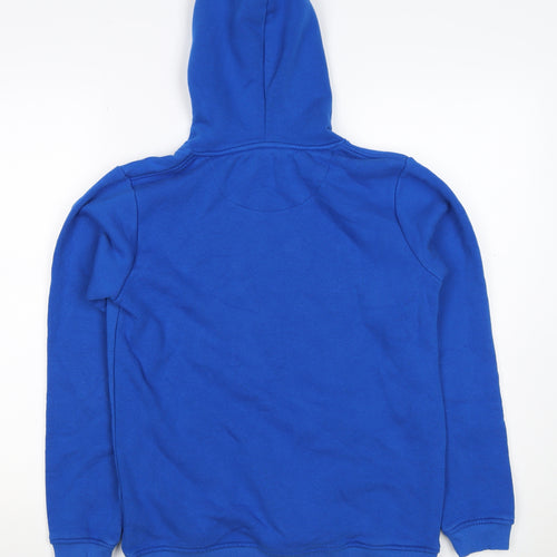 Castore Boys Blue XL Pullover Hoodie Rangers FC Logo Football Fleece
