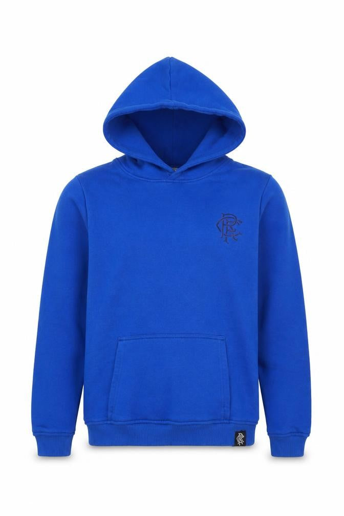 Castore Boys Blue XL Pullover Hoodie Rangers FC Logo Football Fleece