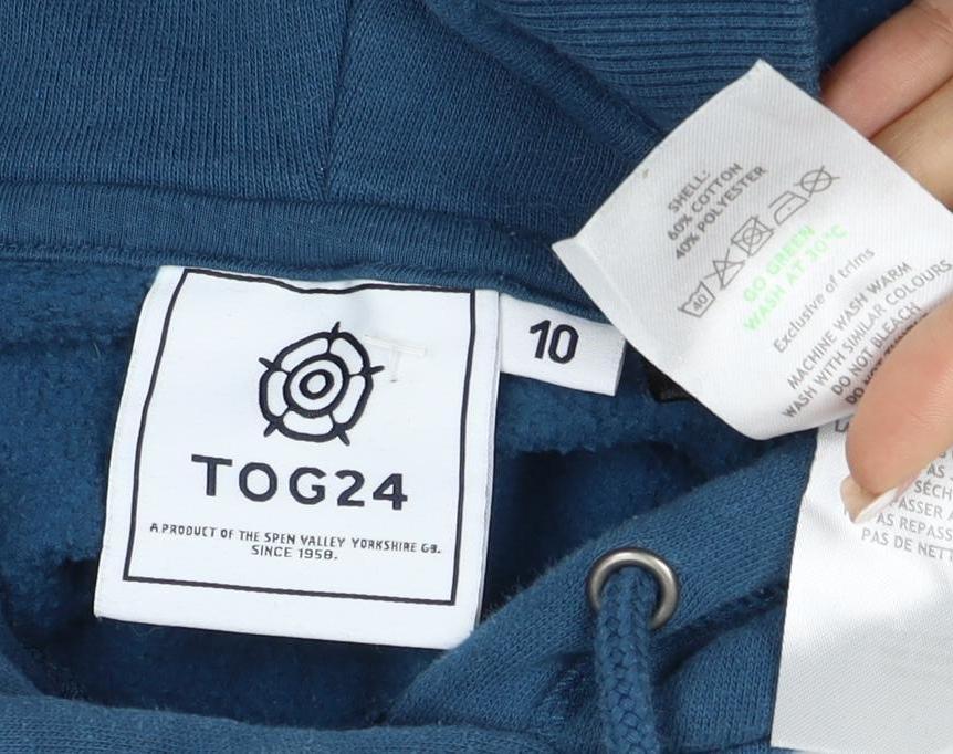 Tog Twenty Four Women’s Blue Size 10 Logo Pullover Hoodie