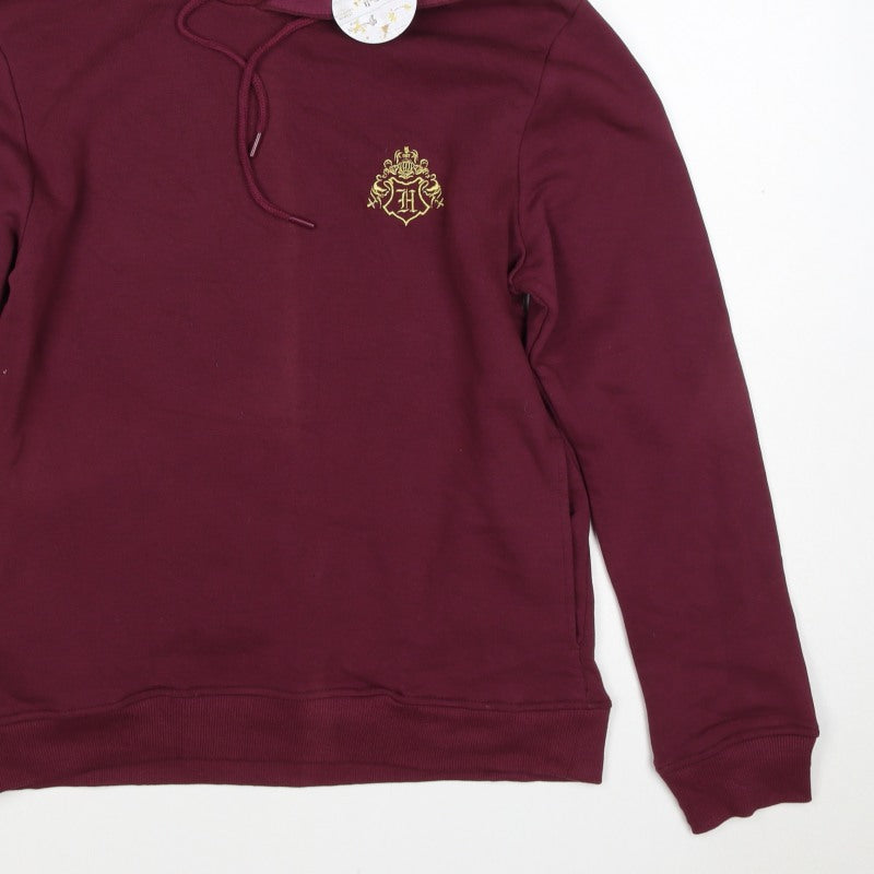 Wizarding World Men’s Red M Pullover Hoodie Harry Potter Hogwarts Graphic