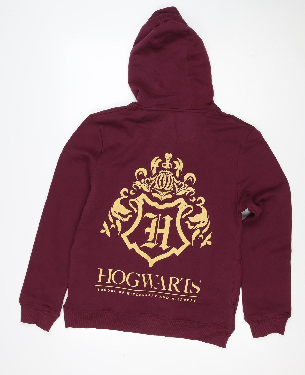 Wizarding World Men’s Red M Pullover Hoodie Harry Potter Hogwarts Graphic