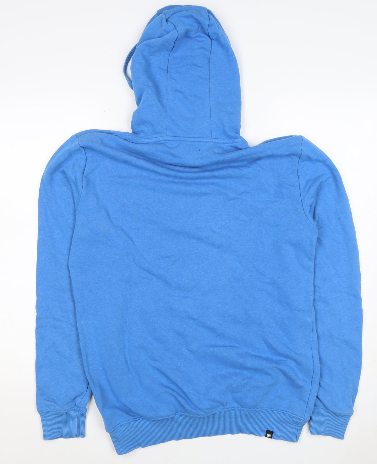 DC Shoes Men’s Blue M Pullover Logo Graphic Hooded Sweatshirt