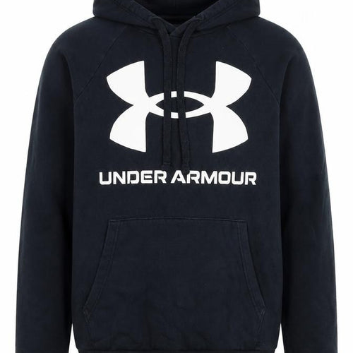 Under Armour Boys Black S Pullover Hoodie Logo Fleece Sports