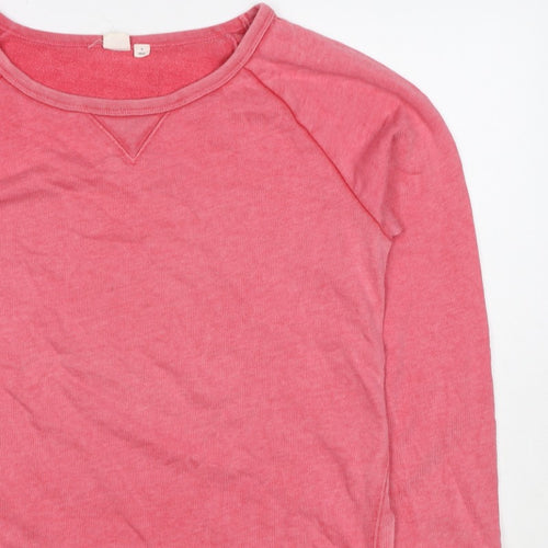 Gap Women’s Pink Size S Crew Neck Raglan Pullover Sweatshirt