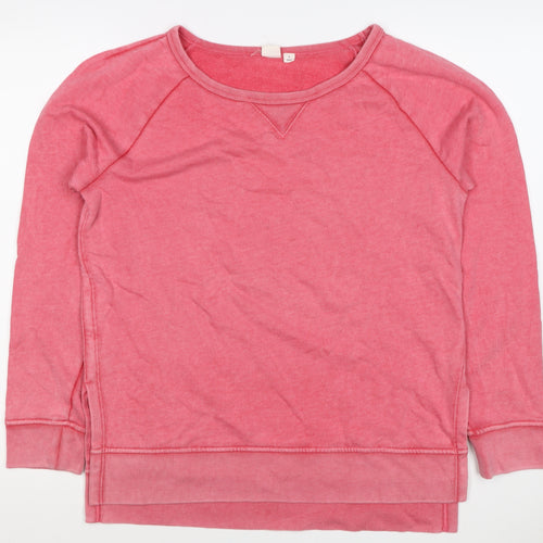 Gap Women’s Pink Size S Crew Neck Raglan Pullover Sweatshirt