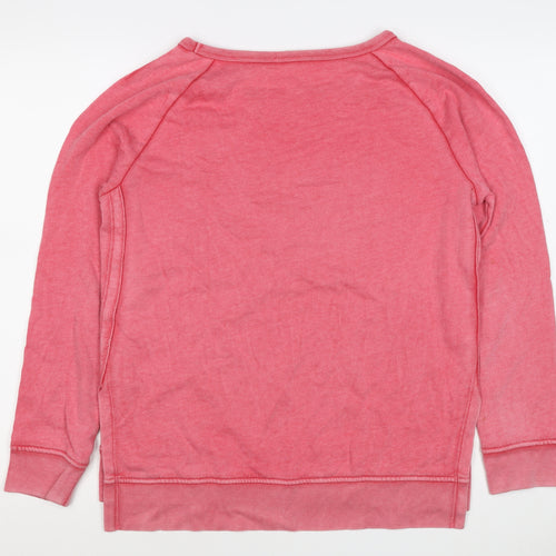 Gap Women’s Pink Size S Crew Neck Raglan Pullover Sweatshirt