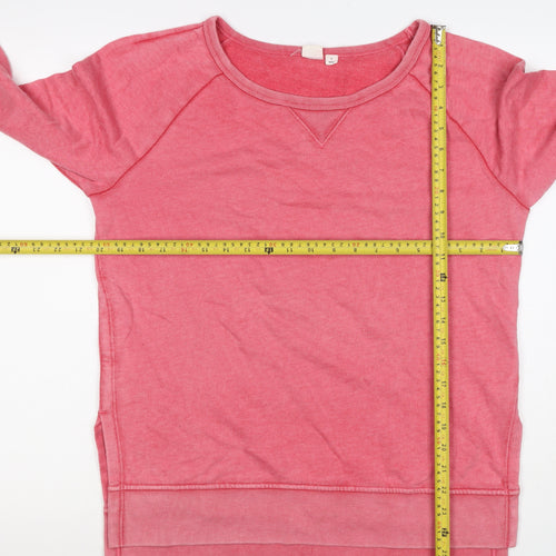 Gap Women’s Pink Size S Crew Neck Raglan Pullover Sweatshirt