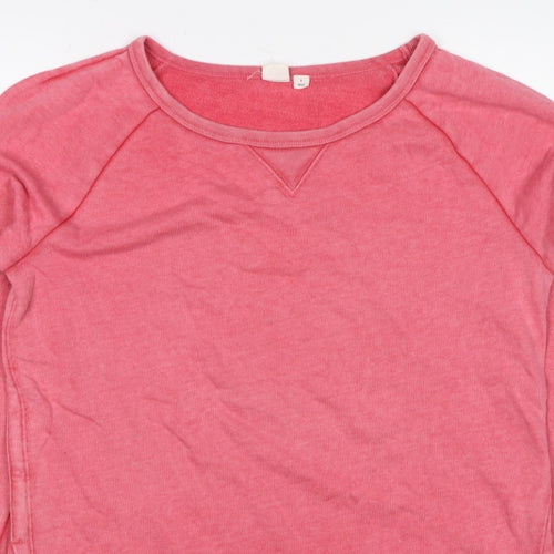 Gap Women’s Pink Size S Crew Neck Raglan Pullover Sweatshirt