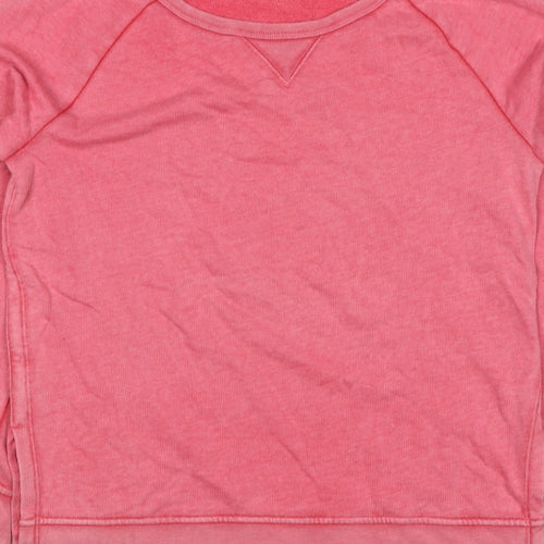 Gap Women’s Pink Size S Crew Neck Raglan Pullover Sweatshirt