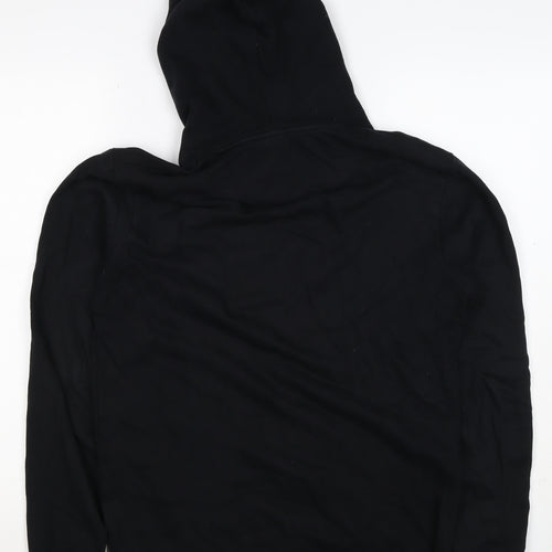 Good For Nothing Men’s Black S Pullover Hoodie Logo Kangaroo Pocket
