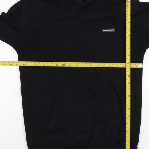 Good For Nothing Men’s Black S Pullover Hoodie Logo Kangaroo Pocket