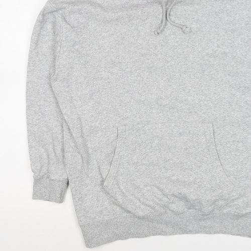 Pieces Men’s Grey S Pullover Hoodie Drawstring Kangaroo Pocket