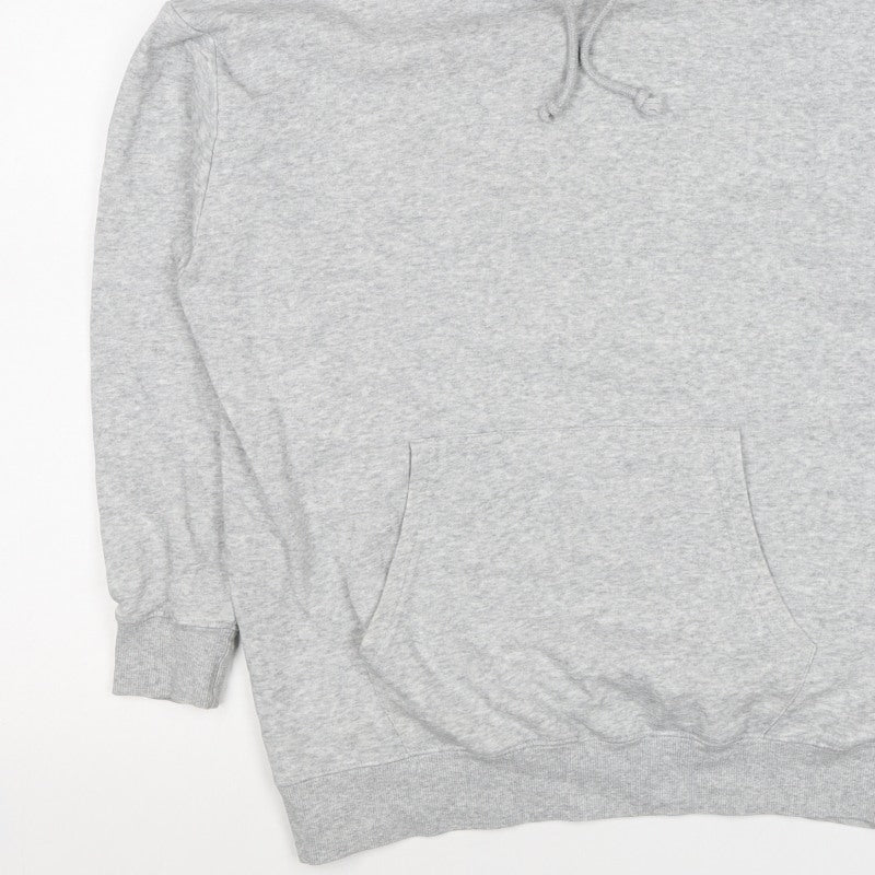 Pieces Men’s Grey S Pullover Hoodie Drawstring Kangaroo Pocket