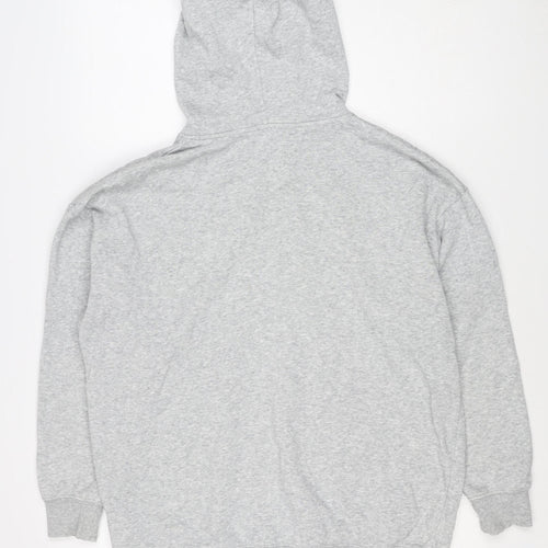 Pieces Men’s Grey S Pullover Hoodie Drawstring Kangaroo Pocket