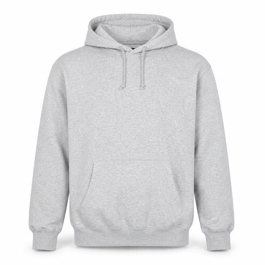 Pieces Men’s Grey S Pullover Hoodie Drawstring Kangaroo Pocket