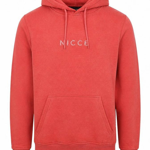 Nicce Men’s Red XS Pullover Hoodie Logo Drawstring Pockets